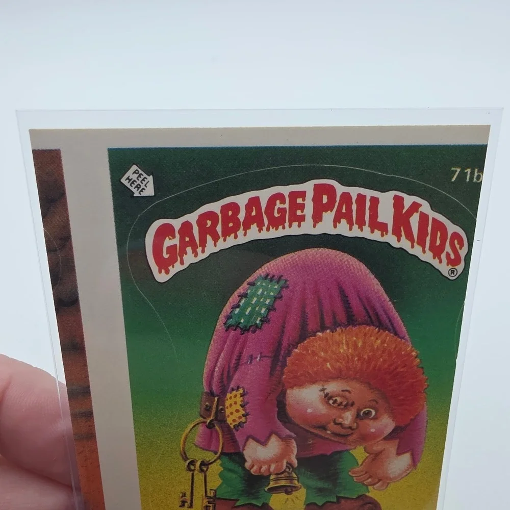 Topps Garbage Pail Kids OS2 Bent Ben Fair 71b Error Card Miscut